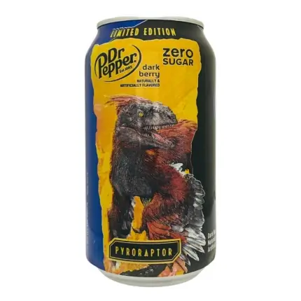 Dr Pepper Dark Berry Zero Jurassic World 355ml