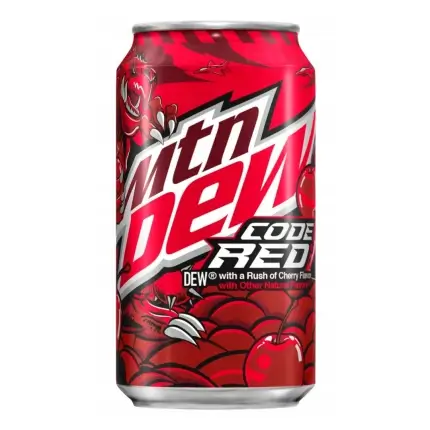 Mtn Dew Code Red 355ml