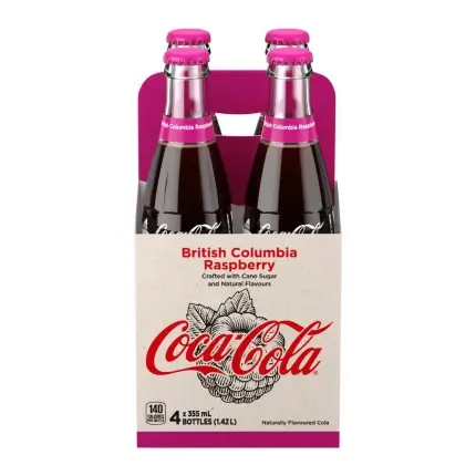 Coca Cola British Columbia Raspberry 355ml