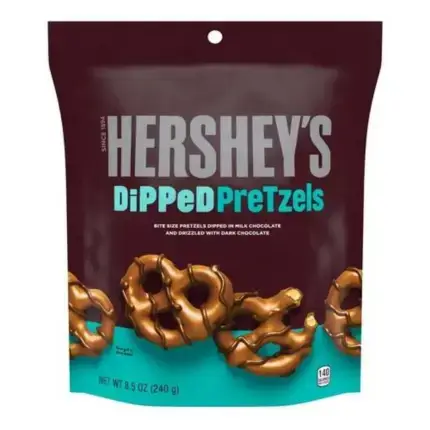 Hershey's Dipped Pretzels Milk Chocolate 240g