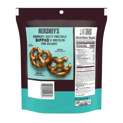 Hershey's Dipped Pretzels Milk Chocolate 240g