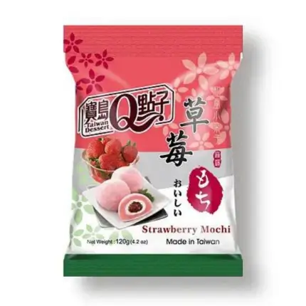 Taiwan Dessert Mochi Strawberry 120g
