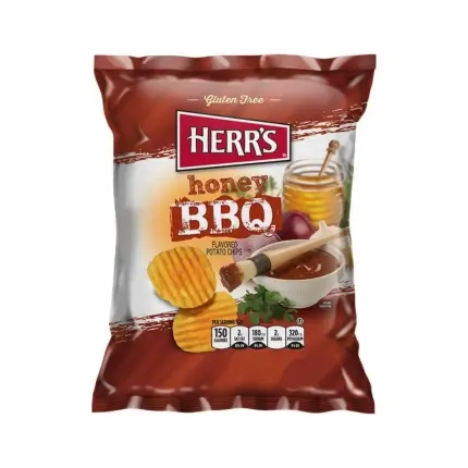 Herr's Honey BBQ Chips 28g