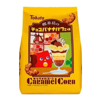 Caramel Corn Choco Banana Parfait 68g