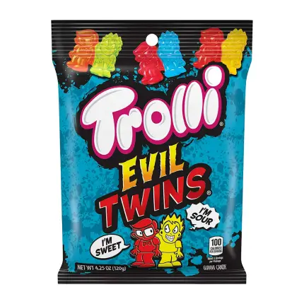 Trolli Peg Bag Evil Twins 120g