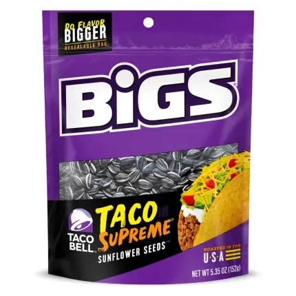 Snack Bigs Sunflower Seeds Taco Bell 152g