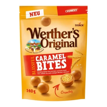 Werther's Original Caramel Bites Crunchy 140g