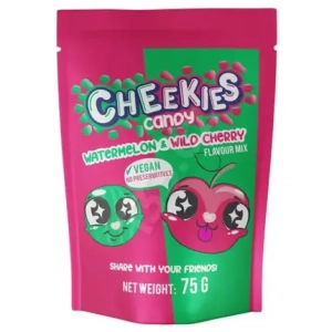 Cheekies Candy Watermelon Wild Cherry 75g 