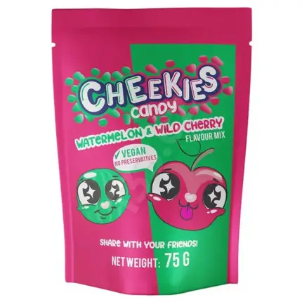 Cheekies Candy Watermelon & Wild Cherry 75g