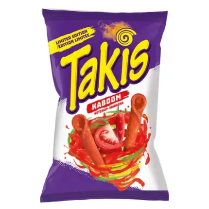 Takis Spicy Corn Chips Kaboom Ketchup Sriracha 280g