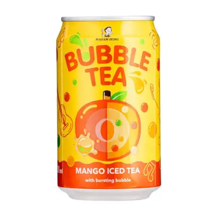Madam Hong Bubble Tea Mango Iced Tea 320ml