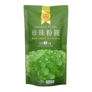 Bubble Tea Green Tea Tapioka Pearls 250g