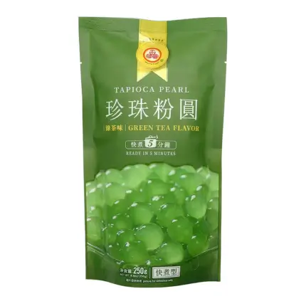 Bubble Tea Green Tea Tapioka Pearls 250g