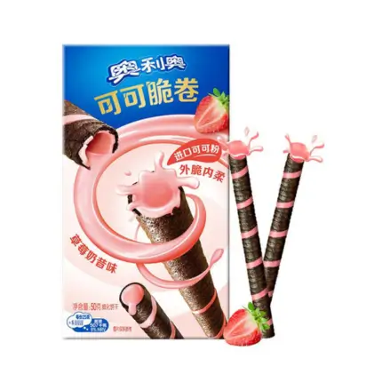 Oreo Crispy Roll Strawberry 50g