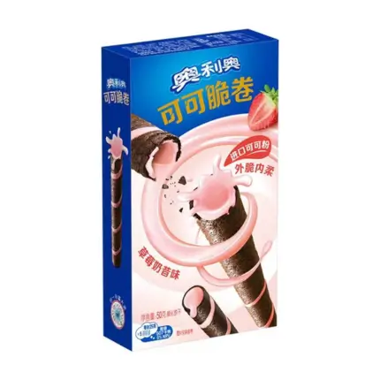 Oreo Crispy Roll Strawberry 50g