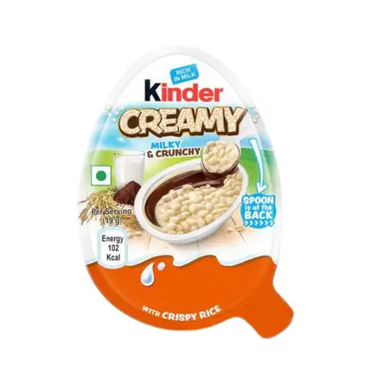 Kinder Creamy Milky and Crunchy 19g