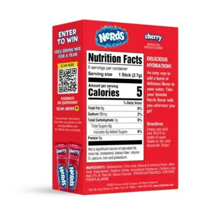 Nerds Cherry 6 x 3g