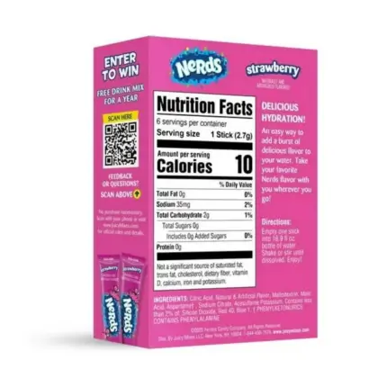 Nerds Strawberry 6 x 3g