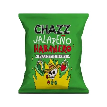 Chazz Chips with Jalapeno Habanero Pepper (medium hot) 50g