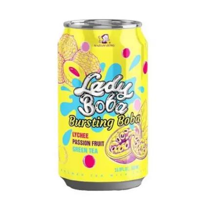 Lady Boba Bubble Tea Lychee Passion Fruit 320ml