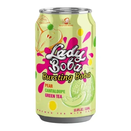 Lady Boba Bubble Tea Pear Melon 320ml