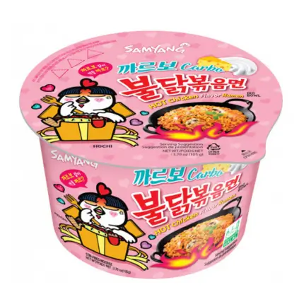Samyang Ramen Hot Chicken Carbonara Bowl 105g