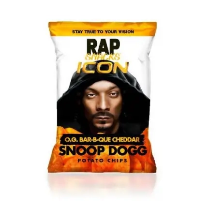 Rap Snacks Snoop Dogg BBQ Cheddar 71g