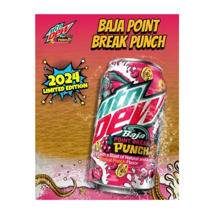 Mtn Dew Baja Point Break Punch 355ml