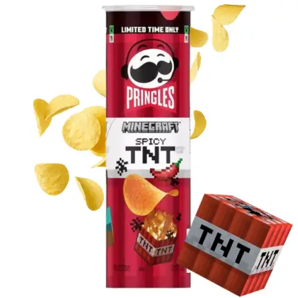 Pringles Minecraft Spicy TNT 156g