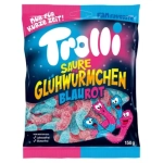 Trolli Saure Gluhwurmchen Blaurot 150g