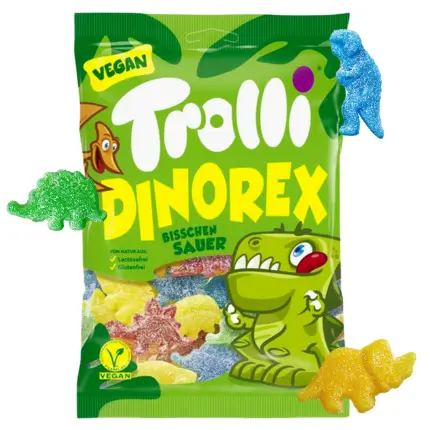 Trolli Dinorex Xtra Sour Vegan 150g