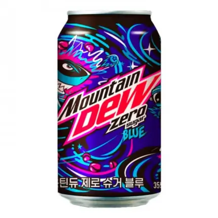 Mtn Dew Blue Zero Sugar 355ml Korea