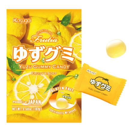 Kasugai Yuzu Gummy Candy 102g
