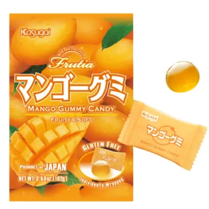 Kasugai Mango Gummy Candy 102g