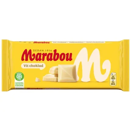 Marabou Vit Choklad 185g