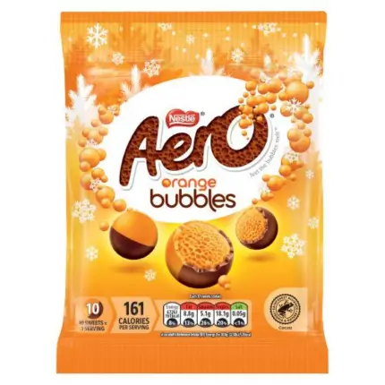 Nestle Aero Bubbles Orange 70g