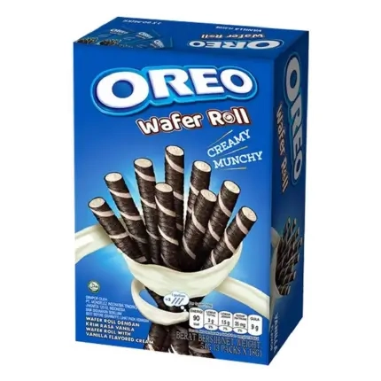 Oreo Wafer Rolls Vanilla 54g