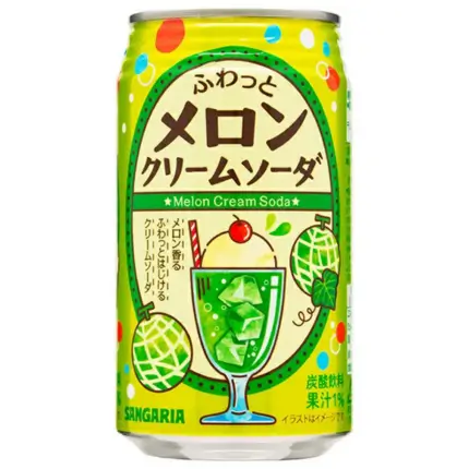 Sangaria Fuwatto Melon Cream Soda 350ml