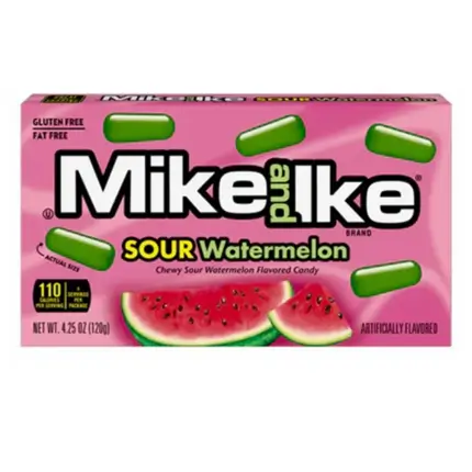 Mike and Ike Sour Watermelon 120g