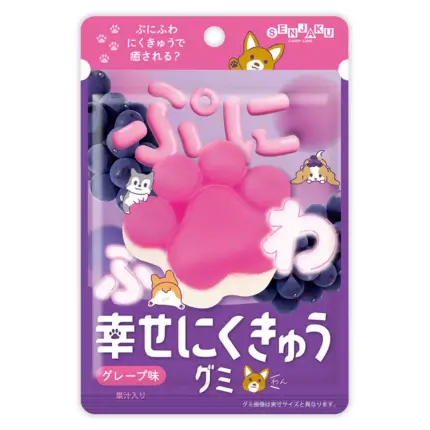 Senjaku Happy Cat and Dog Paws Grape 30g