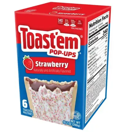 Toast'em Pop-Ups Frosted Strawberry 288g
