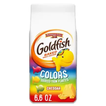 Goldfish Crackers Cheddar Colors 187g