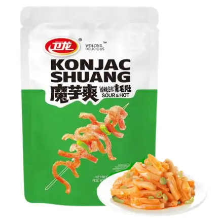 Wei Long Konjac Snack Hot Sour Shuang 252g