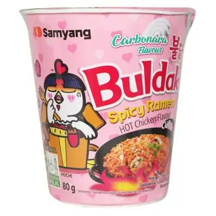 Samyang Ramen Hot Chicken Carbonara Cup 80g