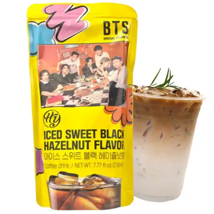 BTS Iced Sweet Black Hazelnut Coffee 230ml