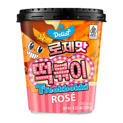 Delief Tteokbokki Cup Rose 130g
