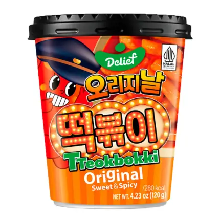 Delief Tteokbokki Sweet & Spicy 120g