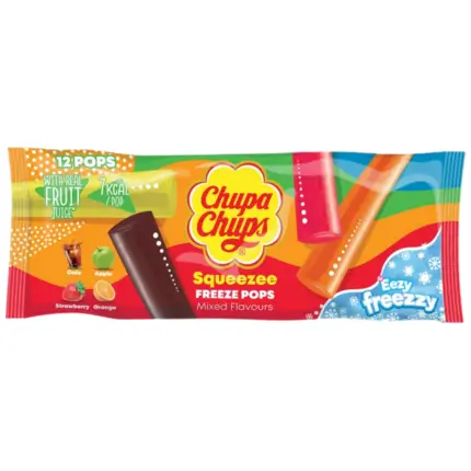 Chupa Chups Squeezee Freeze Pops 540ml
