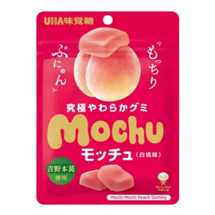Uha Mochu White Peach Gummy 45g