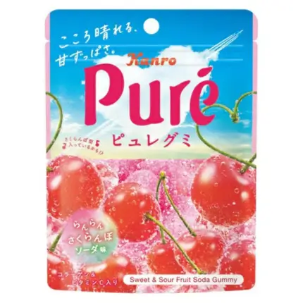 Kanro Cherry Soda Gummy 52g